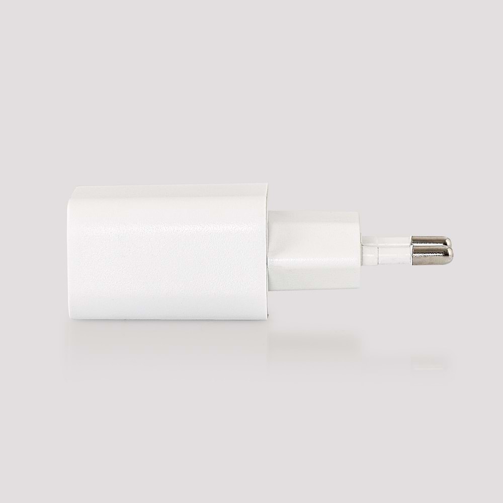 COMPAXE CTA-521D MU 10W 5V 2.1A ÇİFT USB + USB TO MICRO 3A KABLOLU SET BEYAZ
