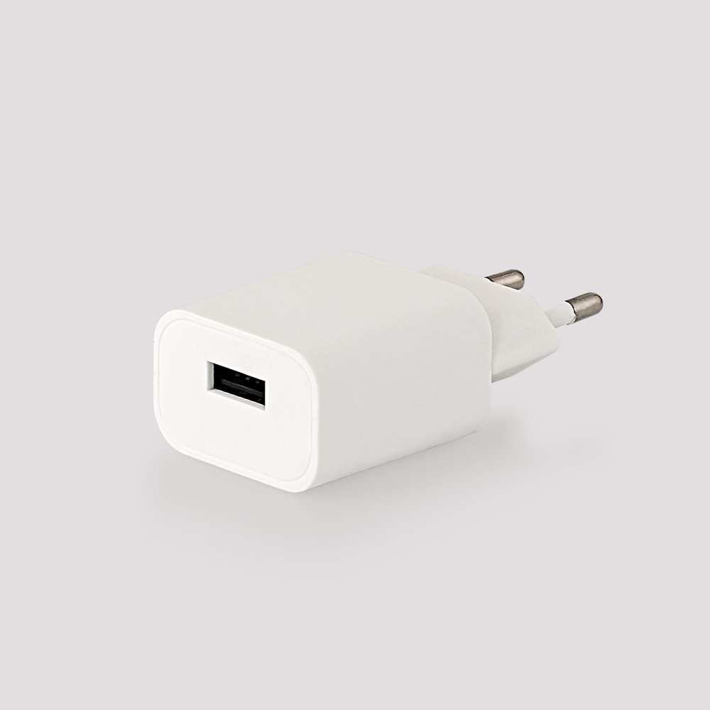 COMPAXE CTA-521UMB24 10W 5V 2.1A TEK USB + USB TO MICRO 2.4A KABLOLU SET BEYAZ