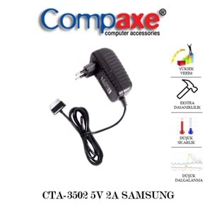 COMPAXE CTA-3502 10W 5V 2A SAMSUNG UÇ TABLET PC ADAPTÖR