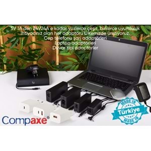 COMPAXE CTA-524ULB24 12W 5V 2.4A USB 3.0 + USB TO LIGHTNING 2.4 A KABLOLU SET BEYAZ