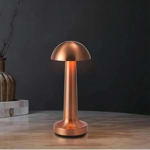 Lizbon Dokunmatik Şarjlı Led Masa Lambası - Bakır Kasa - CT-8430 LizbonBakırCT-8430