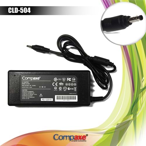 COMPAXE CLD-504 DELL 90W 19.5V 4.62A 4.0*1.7 BULLET NTB ADAPTÖR