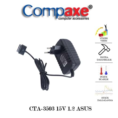 COMPAXE CTA-3503 18W 15V 1.2A ASS TABLET PC ADAPTÖR