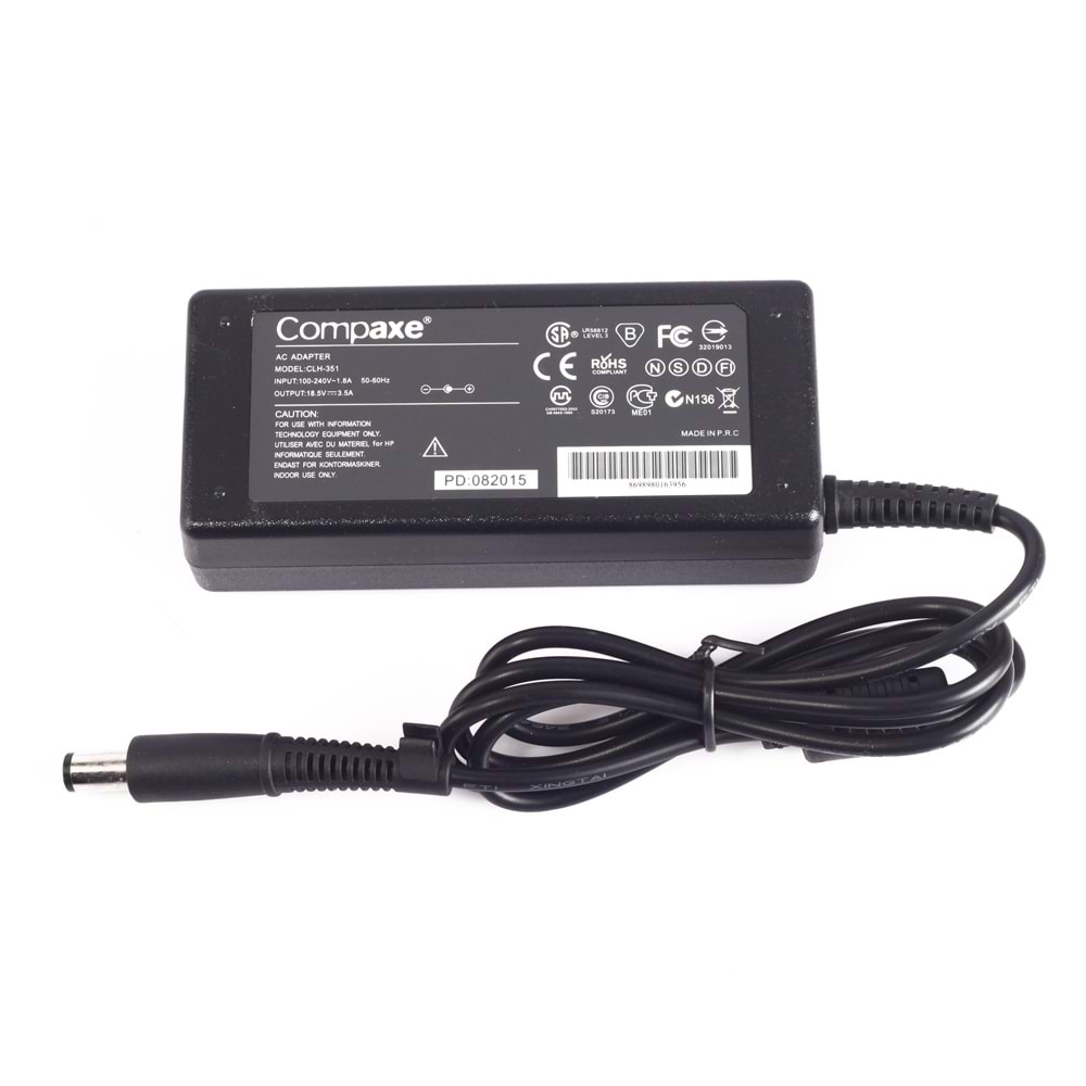 COMPAXE CLH-351 HP 65W 18.5 3.5A 7.4*5.0 İĞNELİ NTB ADAPTÖR