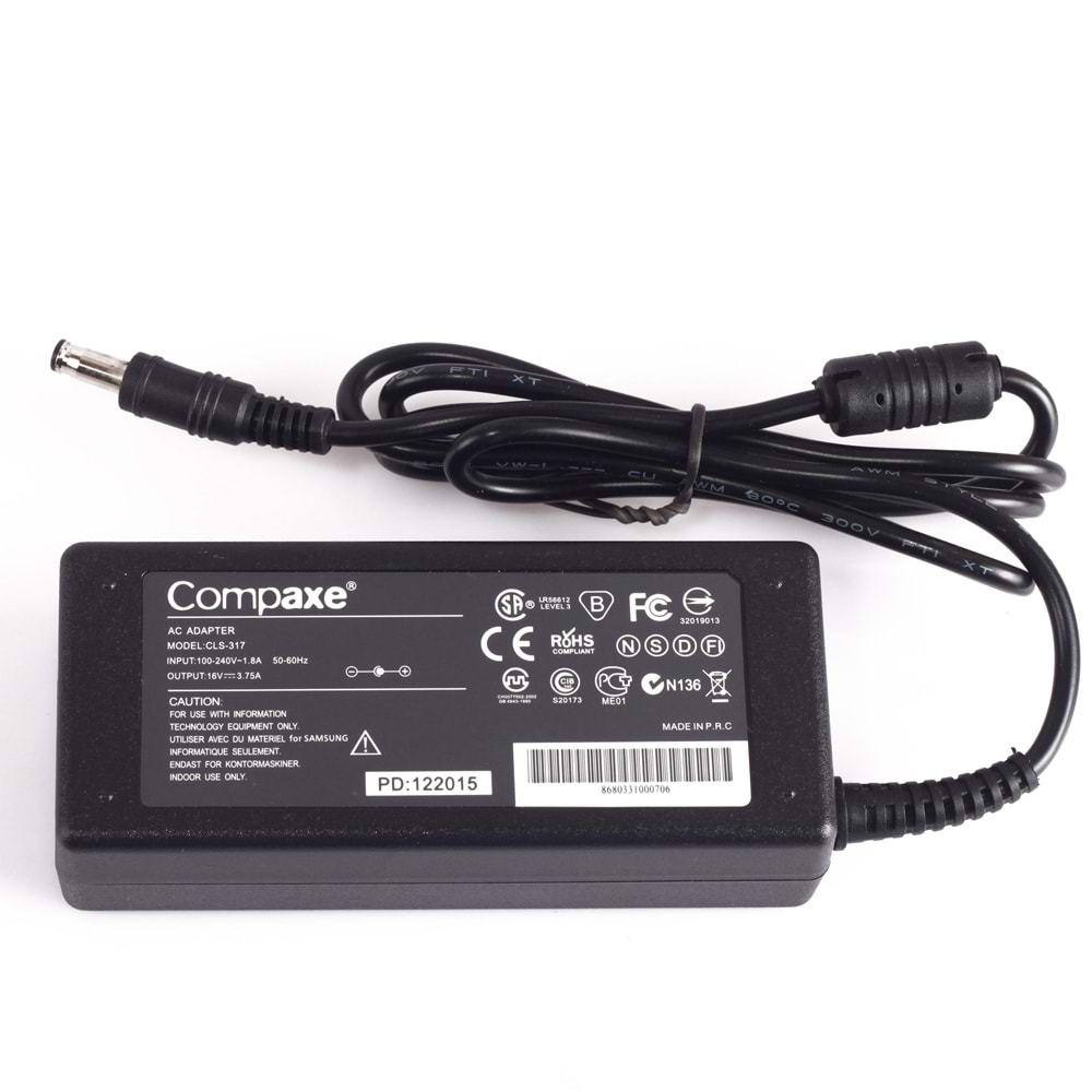 COMPAXE CLS-317 60W 16V 3.75A 5.5*3.0 ADAPTÖR