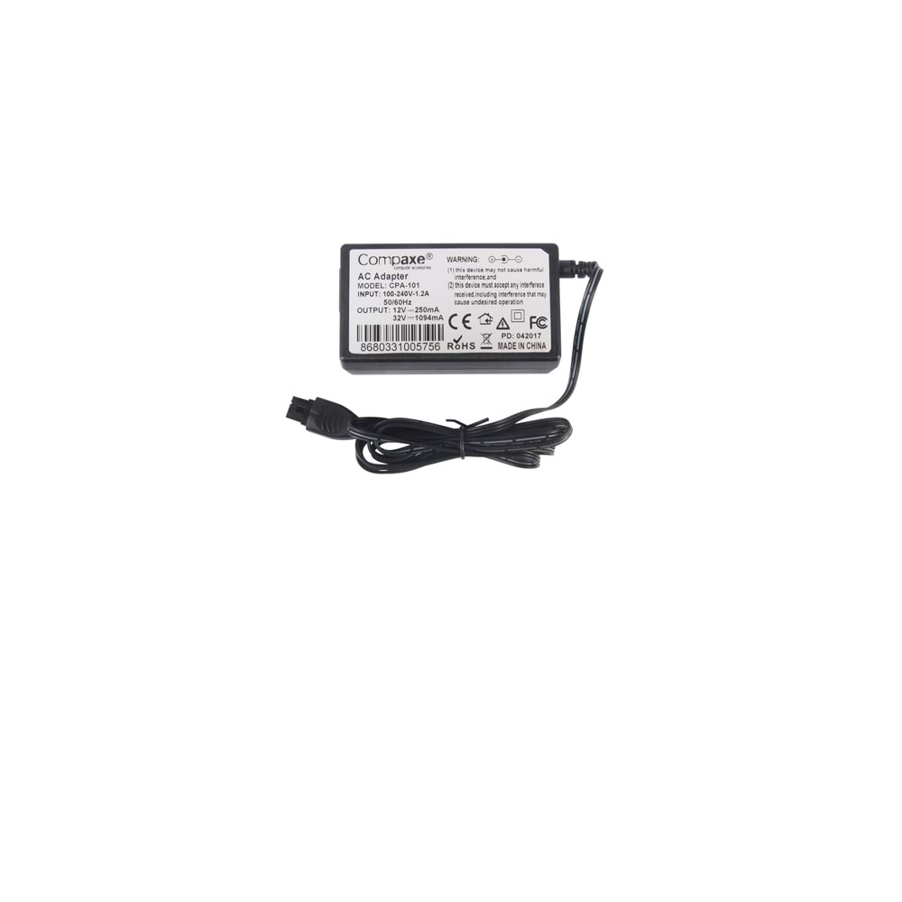 COMPAXE CPA-101 35W 12V 250MA 32V 1094MA YAZICI ADAPTÖR