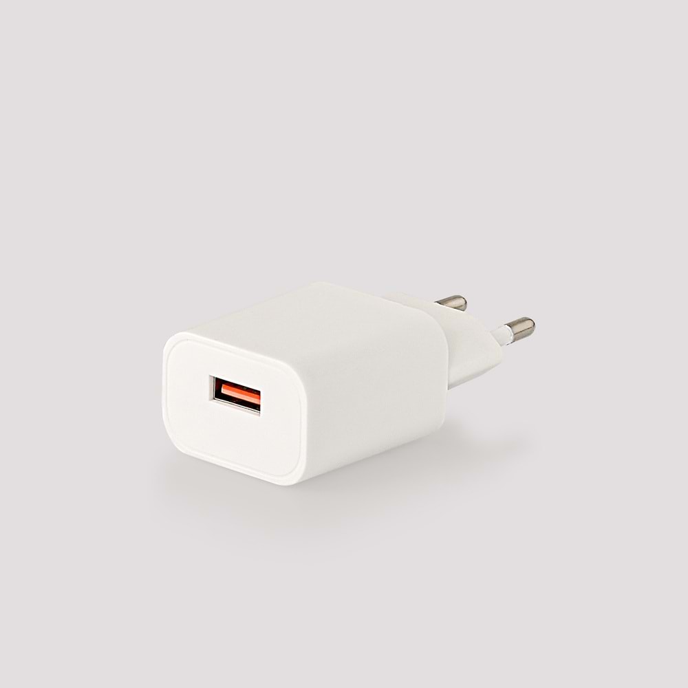 COMPAXE CTA-524UTB24 12W 5V 2.4A USB 3.0 + USB TO TYPE C 2.4 A KABLOLU SET BEYAZ