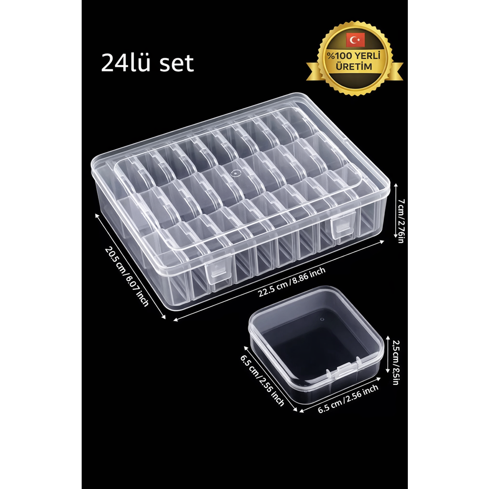 P-SERİSİ PS-24 24 KÜÇÜK 1 BÜYÜK KUTULU SET