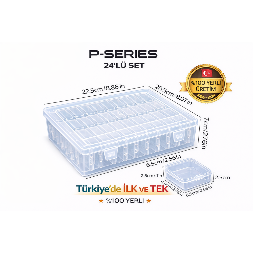P-SERİSİ PS-24 24 KÜÇÜK 1 BÜYÜK KUTULU SET