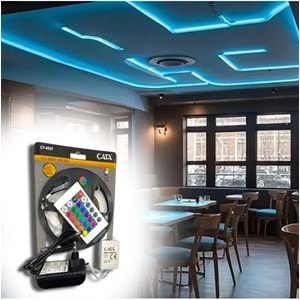 Ct-4557 Rgb Şerit Led Seti (5 METRE RGB LED TRAFO RGB KUMANDA) AYDNLTMDNYM-CT-4557
